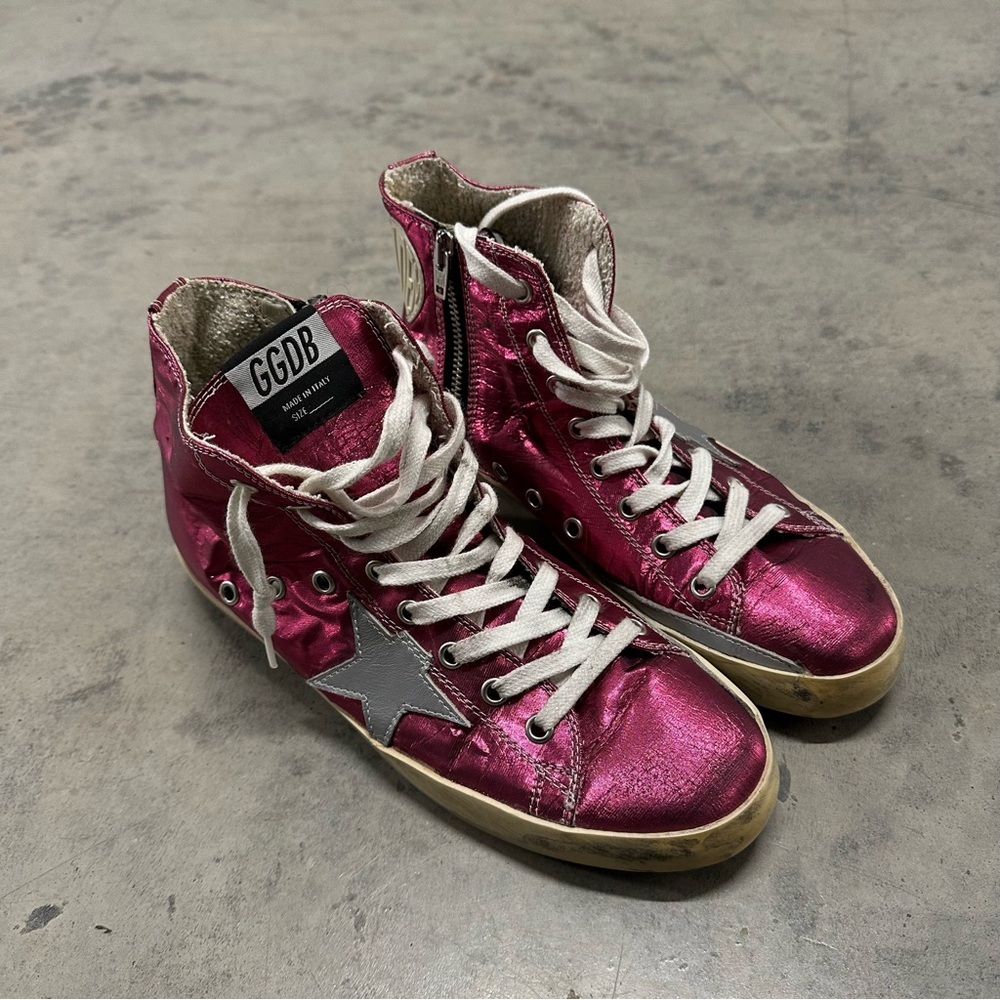 Golden Goose Francy Sneakers Pink Foil 38 - Picture 2 of 12